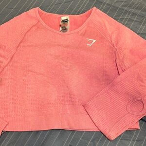 Pink Gymshark Cropped Top